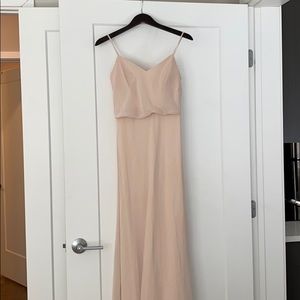 Birdy Grey Champagne bridesmaid dress- xs